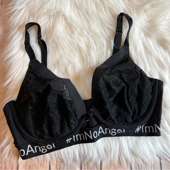 Cacique Other - Cacique Leopard Print Black Underwire Bra 40DD